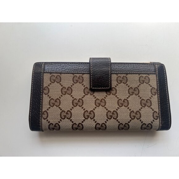 Gucci GG Double-Sided Long Wallet - Canvas & Leather - Picture 5 of 14